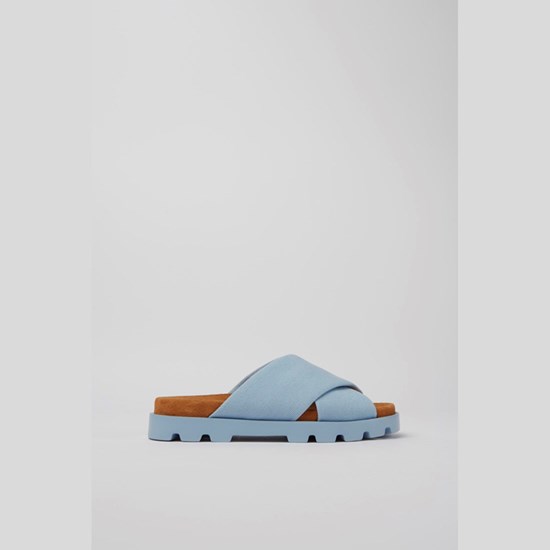 Camper Brutus Flade Sandaler Dame Blå | LIONQE659