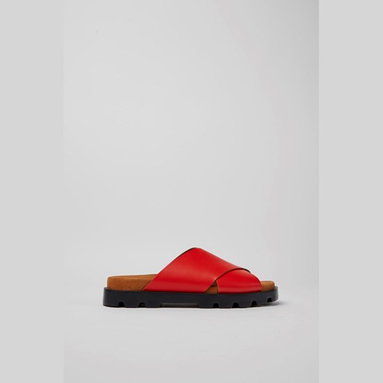 Camper Brutus Flade Sandaler Dame Rød | QUIHCG723
