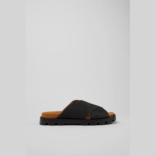 Camper Brutus Sandaler Herre Sort | QTZDYB873