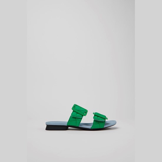 Camper Casi Myra Flade Sandaler Dame Grøn | URGVQX873