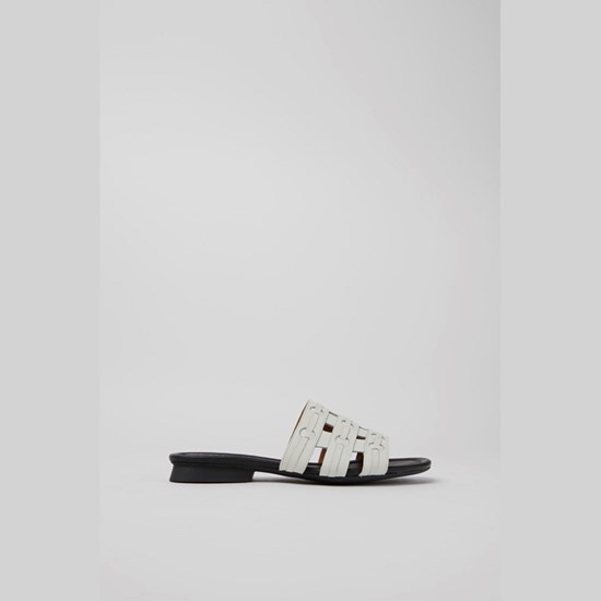 Camper Casi Myra Flade Sandaler Dame Hvide | UDKFGH165