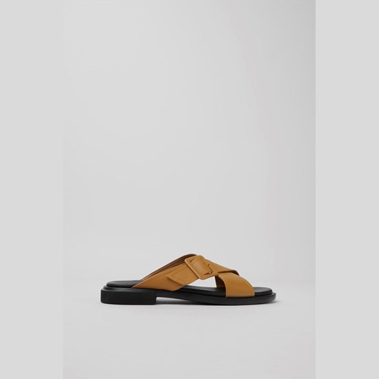 Camper Edy Flade Sandaler Dame Brune | LZOVBD067