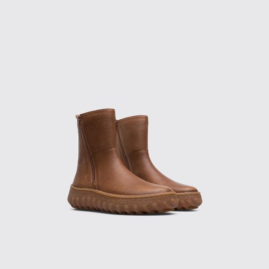 Camper Ground MICHELIN Ankelstøvler Dame Brune | VCLWEH327