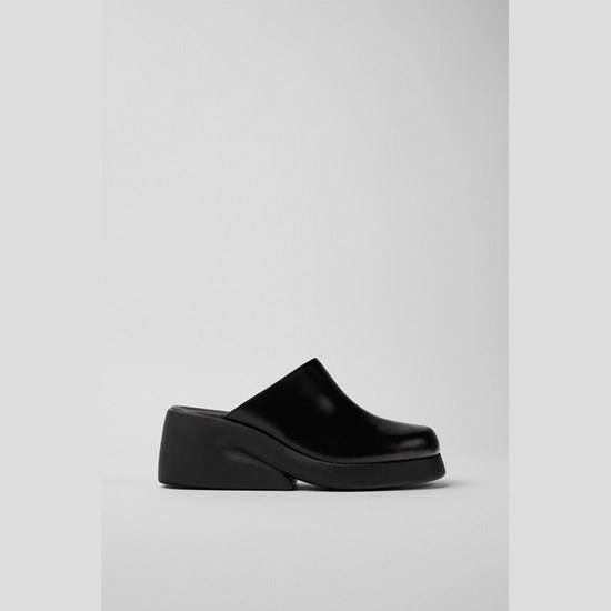 Camper Kaah Kilehæl Sandaler Dame Sort | PCKEVB215