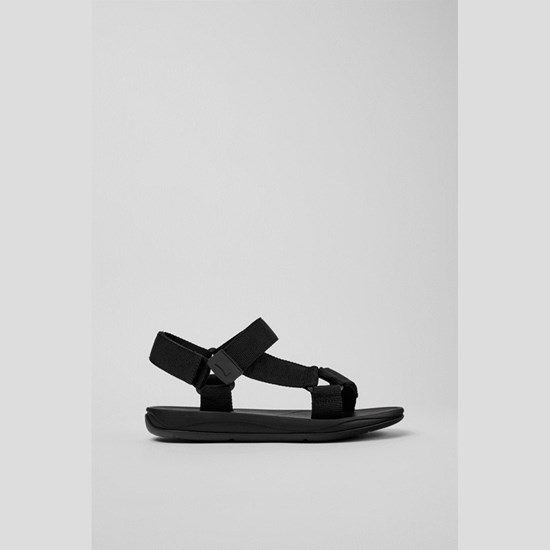 Camper Match Sandaler Herre Sort | WZHJQX304