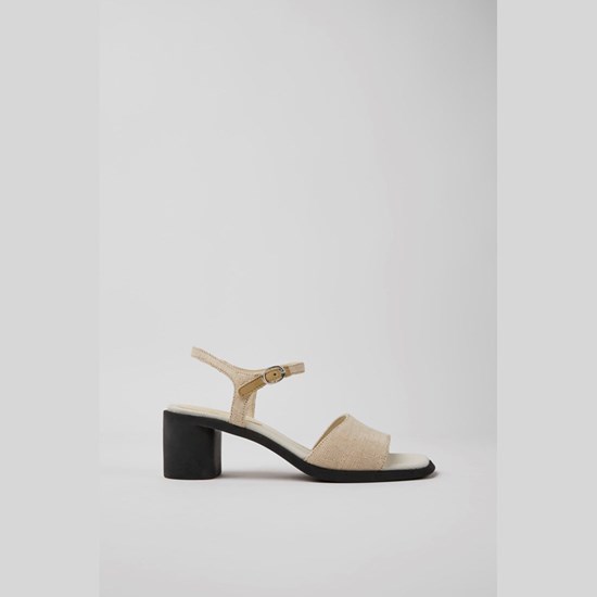 Camper Meda Sandaler med Hæl Dame Beige | KCHJLE754
