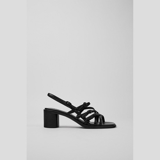 Camper Meda Sandaler med Hæl Dame Sort | MFOTPK021