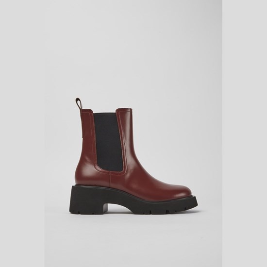 Camper Milah Ankelstøvler Dame Bordeaux | GEZQKD725