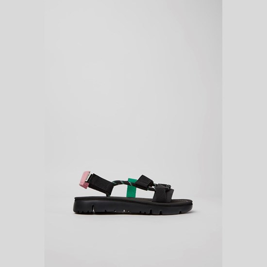 Camper Oruga Plateau Sandaler Dame Sort | QULGXY937