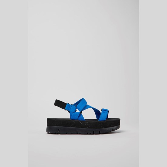 Camper Oruga Up Plateau Sandaler Dame Blå | REYJDN809