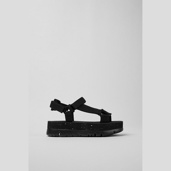 Camper Oruga Up Plateau Sandaler Dame Sort | PXNHAF486