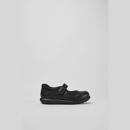 Camper Pelotas Ballerina Sko Pige Sort | LZRQJT130