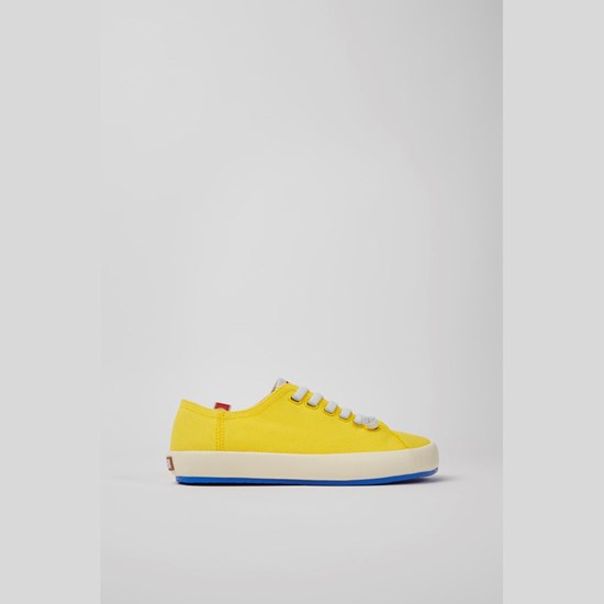 Camper Peu Rambla Sneakers Dame Gul | AKGNCQ495