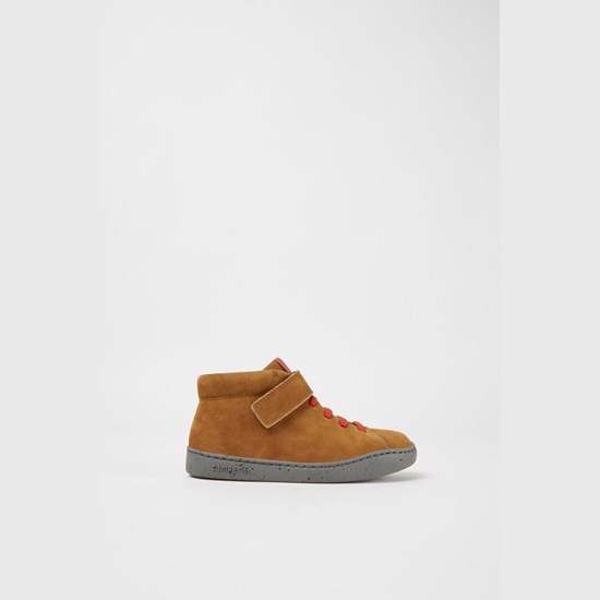 Camper Peu Touring Sneakers Drenge Brune | AHZFUO897
