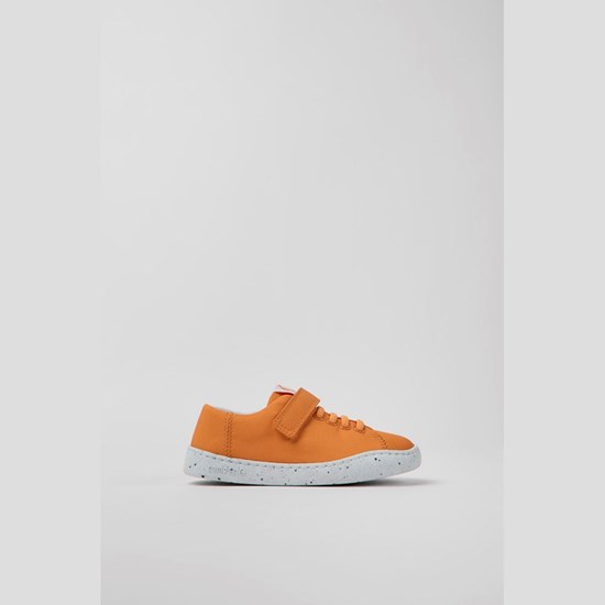 Camper Peu Touring Sneakers Drenge Orange | MPDJCG731
