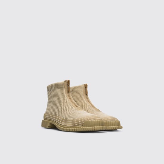Camper Pix TENCEL Ankelstøvler Dame Beige | JMSCIL716
