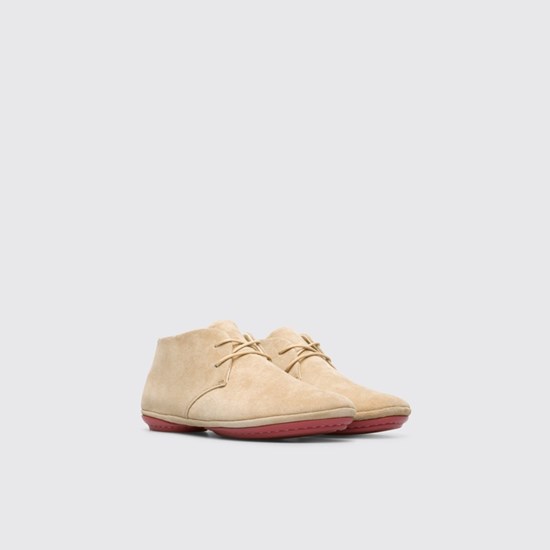 Camper Right Ankelstøvler Dame Beige | YBANDX269
