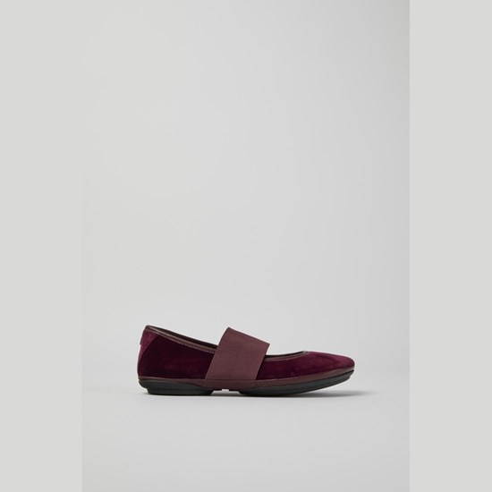 Camper Right Ballerina Sko Dame Bordeaux | PKUAYI421