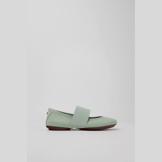 Camper Right Ballerina Sko Dame Grøn | AJLYEZ938