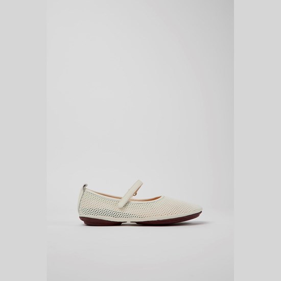Camper Right Ballerina Sko Dame Hvide | WTPVNA790