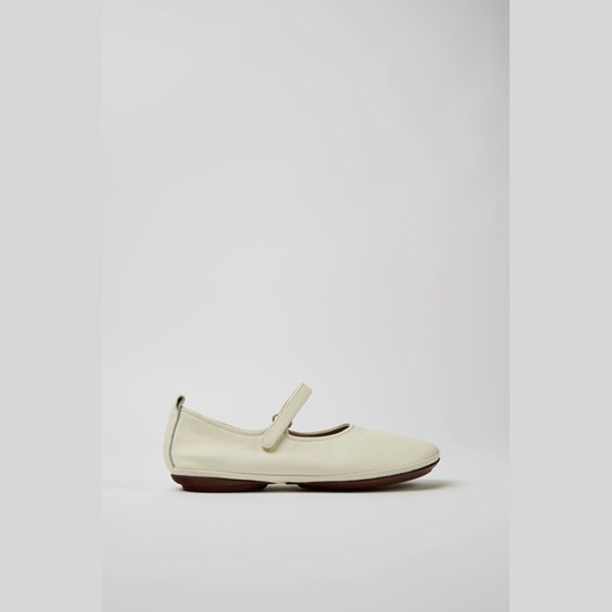 Camper Right Ballerina Sko Dame Hvide | XNWHUC305