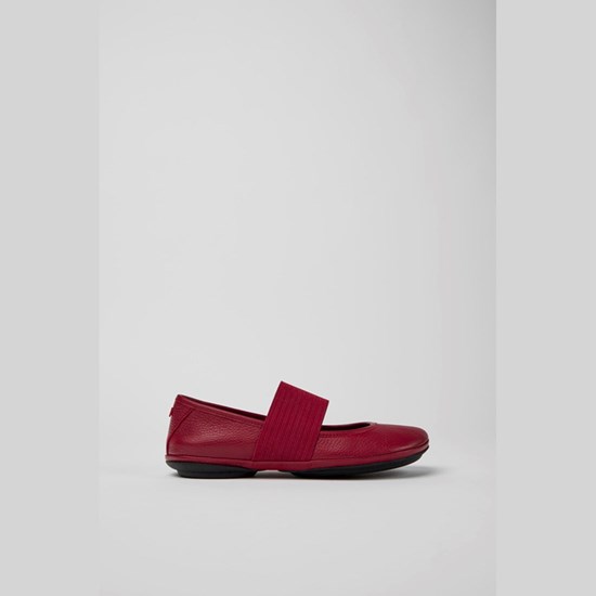 Camper Right Ballerina Sko Dame Rød | XGYUMV437