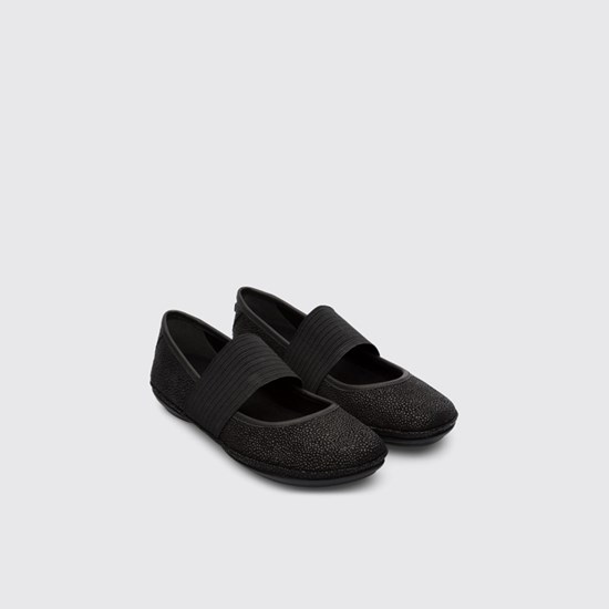 Camper Right Ballerina Sko Dame Sort | ZFSIYK971