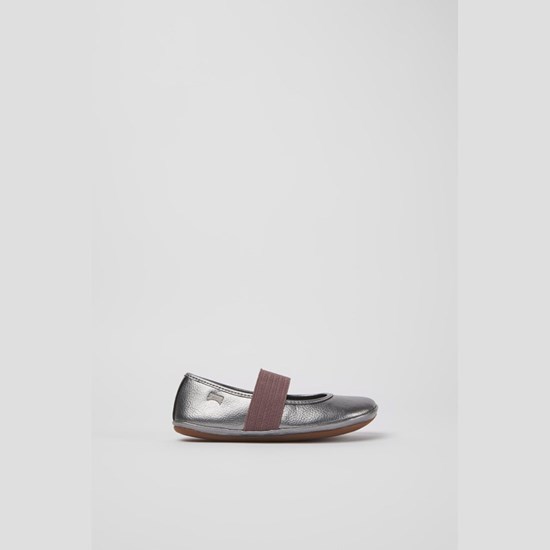 Camper Right Ballerina Sko Pige Grå | VZPMRA576