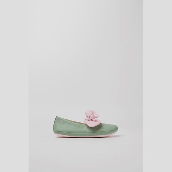 Camper Right Ballerina Sko Pige Grøn | NVXRHK564