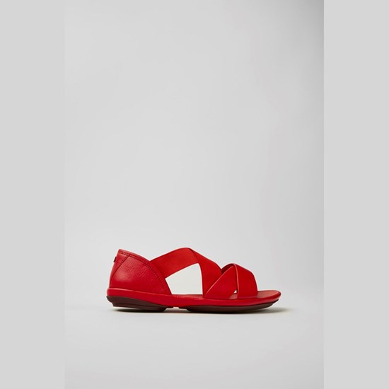 Camper Right Flade Sandaler Dame Rød | EWKHXO057