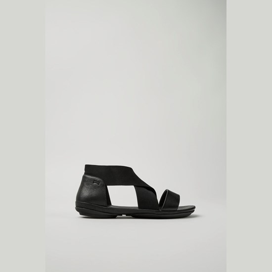 Camper Right Flade Sandaler Dame Sort | WCGSTI938