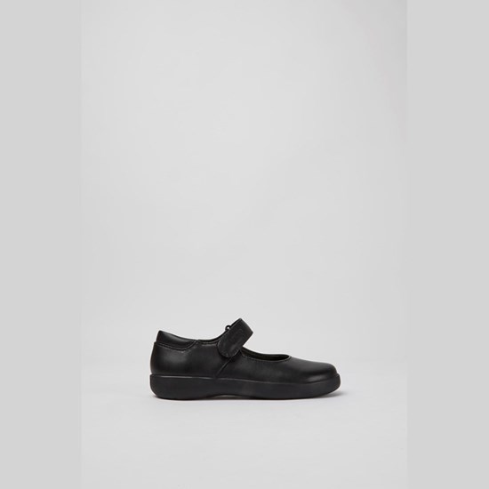 Camper Spiral Comet Ballerina Sko Pige Sort | BPOIQT186
