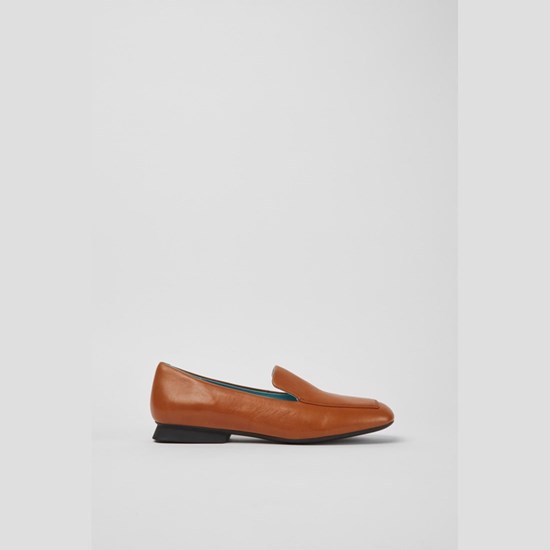 Camper Twins Ballerina Sko Dame Brune | ZPVYJS317