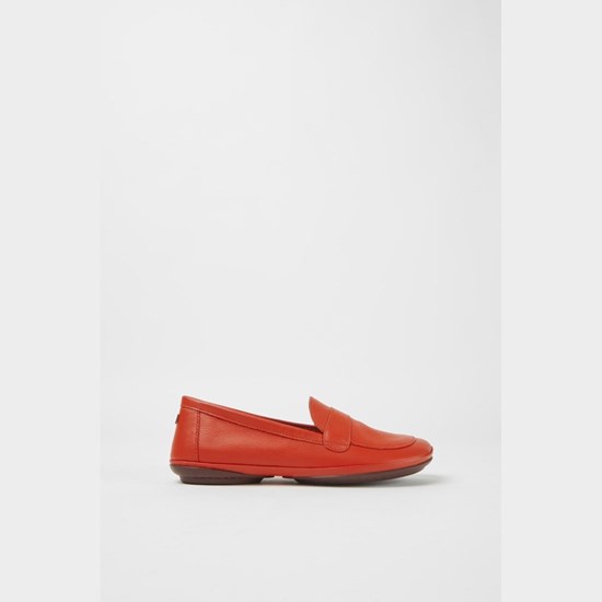 Camper Twins Ballerina Sko Dame Rød | BHXVUA908