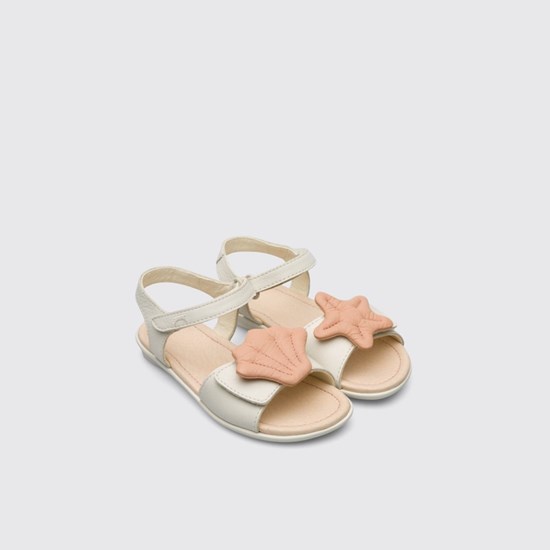Camper Twins Sandaler Pige Hvide | UWBHCQ084